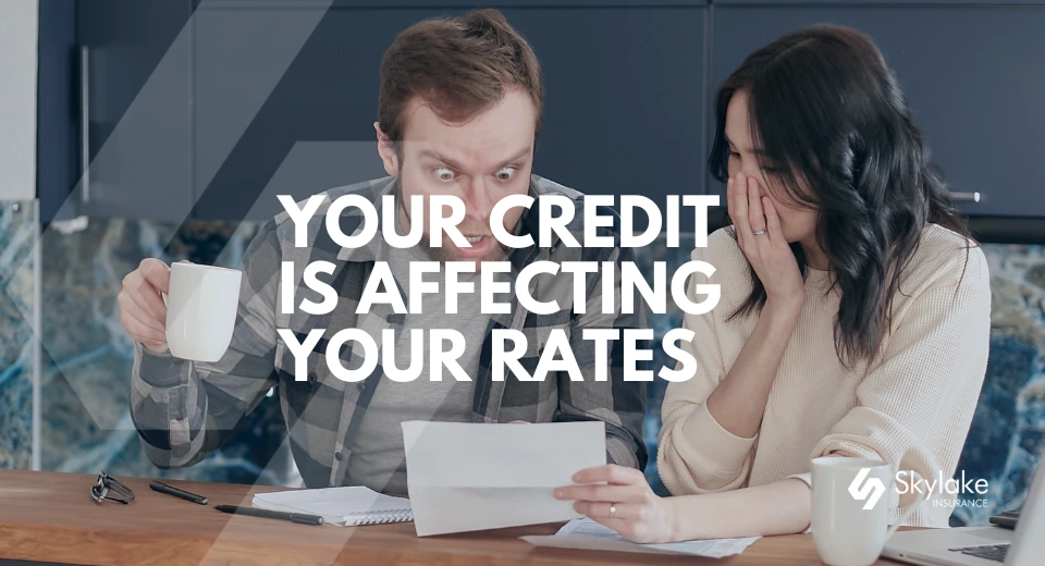 Bad credit increases our auto insurance rates